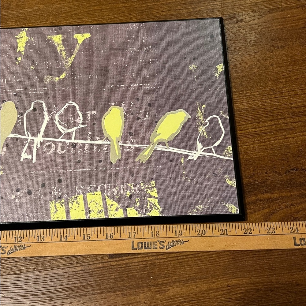 Beauty Birds on a Wire Design Wall Mounted Art - Picture 12 of 12